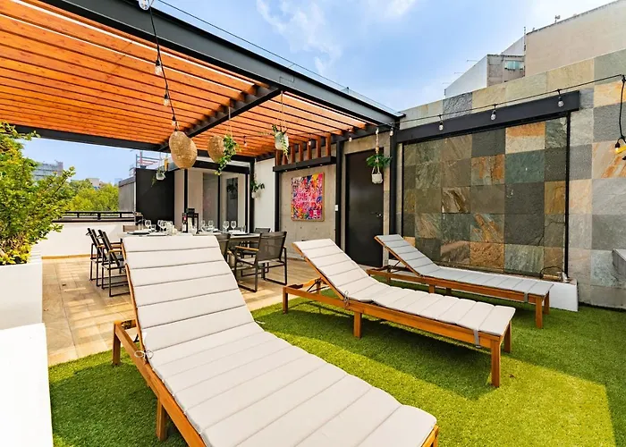 New Polanco Penthouses Roof Terrace And 24h Security * Mexico City